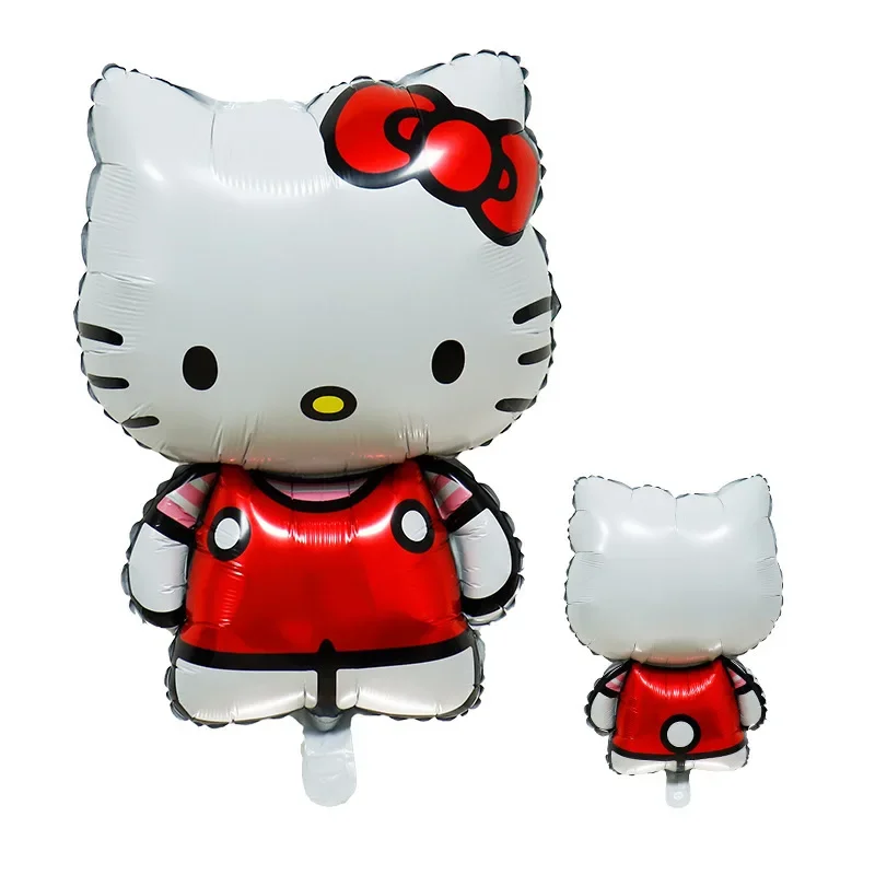 Kawaii Figur hello kittys Serie extra große Luftballons Cartoon Ballon Kinder Geburtstags feier liefert Raum dekor Mädchen Kind Geschenk