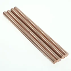 W70 Bar W70Cu30 Tungsten Copper Alloy Bar Rod Spot Welding Electrode Rod DIY Material Length200mm Diameter 2 to 10mm