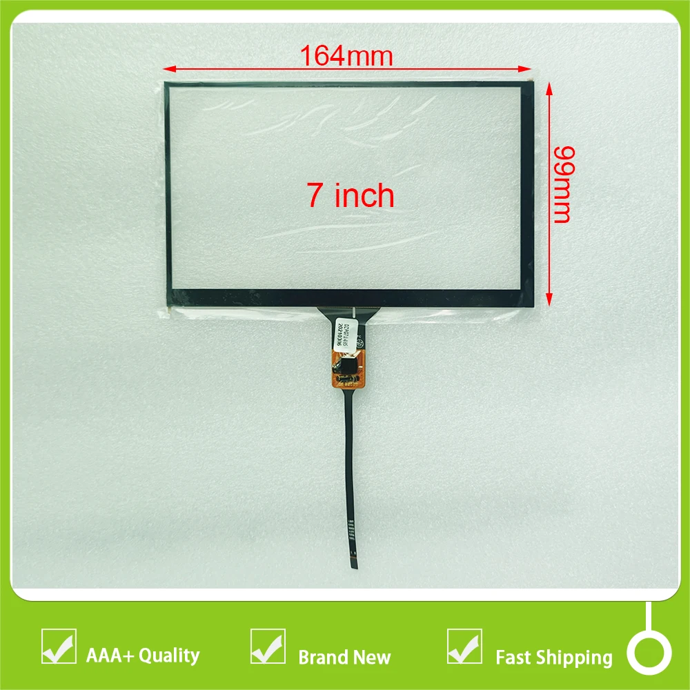 New  7inch 8inch 164mm*99m 192mm*116mm JR-007-01 GT911 Car GPS Navigation Touch Screen Panel Digitizer Glass Sensor With Glue