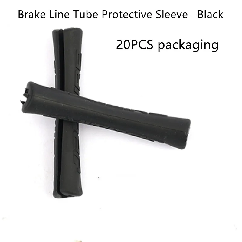 Anti-collision protective sleeve for bicycle brake line speed change line