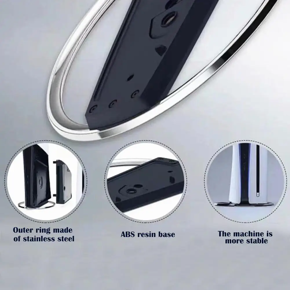 Verical Bracket For Pro Thin Mounting Metal Base Rapid Heat Dissipation For 5 Game Console Stabilization Holder