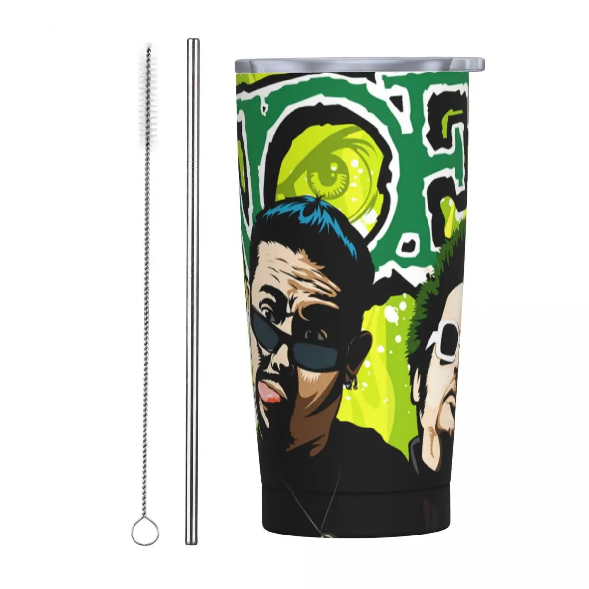 Nofx Band Final Tour Skull Stainless Steel Tumbler Vacuum Insulated Mugs Thermal Cold Cup Straws With Lid 20oz