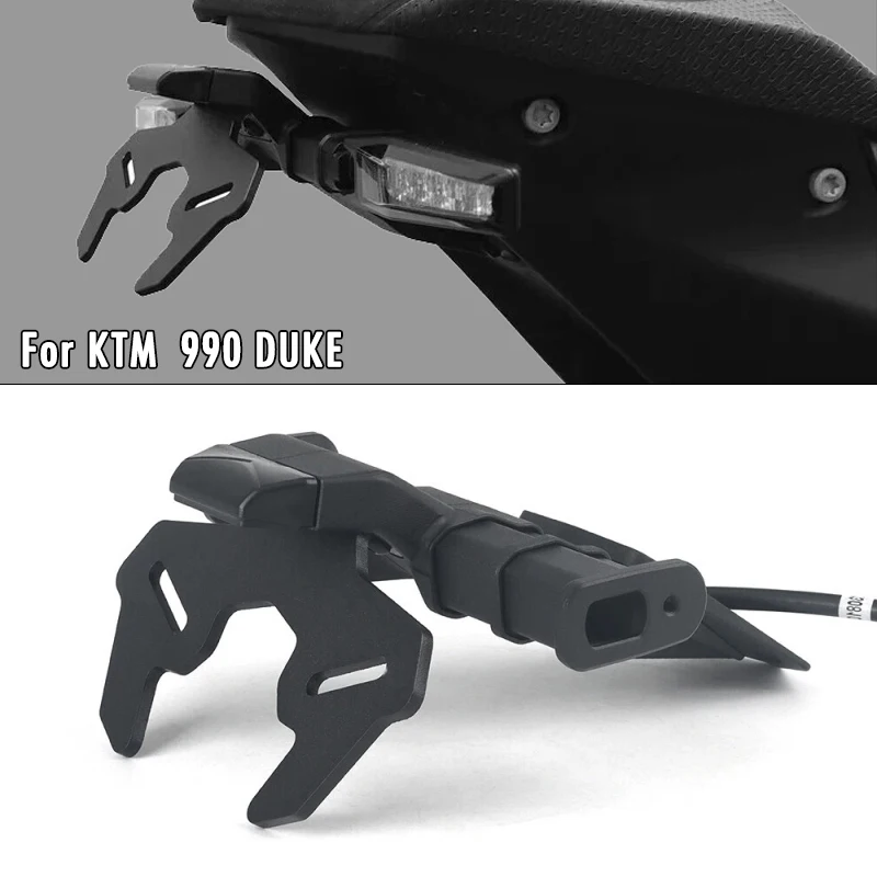 

Для KTM 990 DUKE 24-25 1390 Super Duke R держатель номерного знака мотоцикла Fender Eliminator задний короткий хвост аккуратный кронштейн со светодиодом