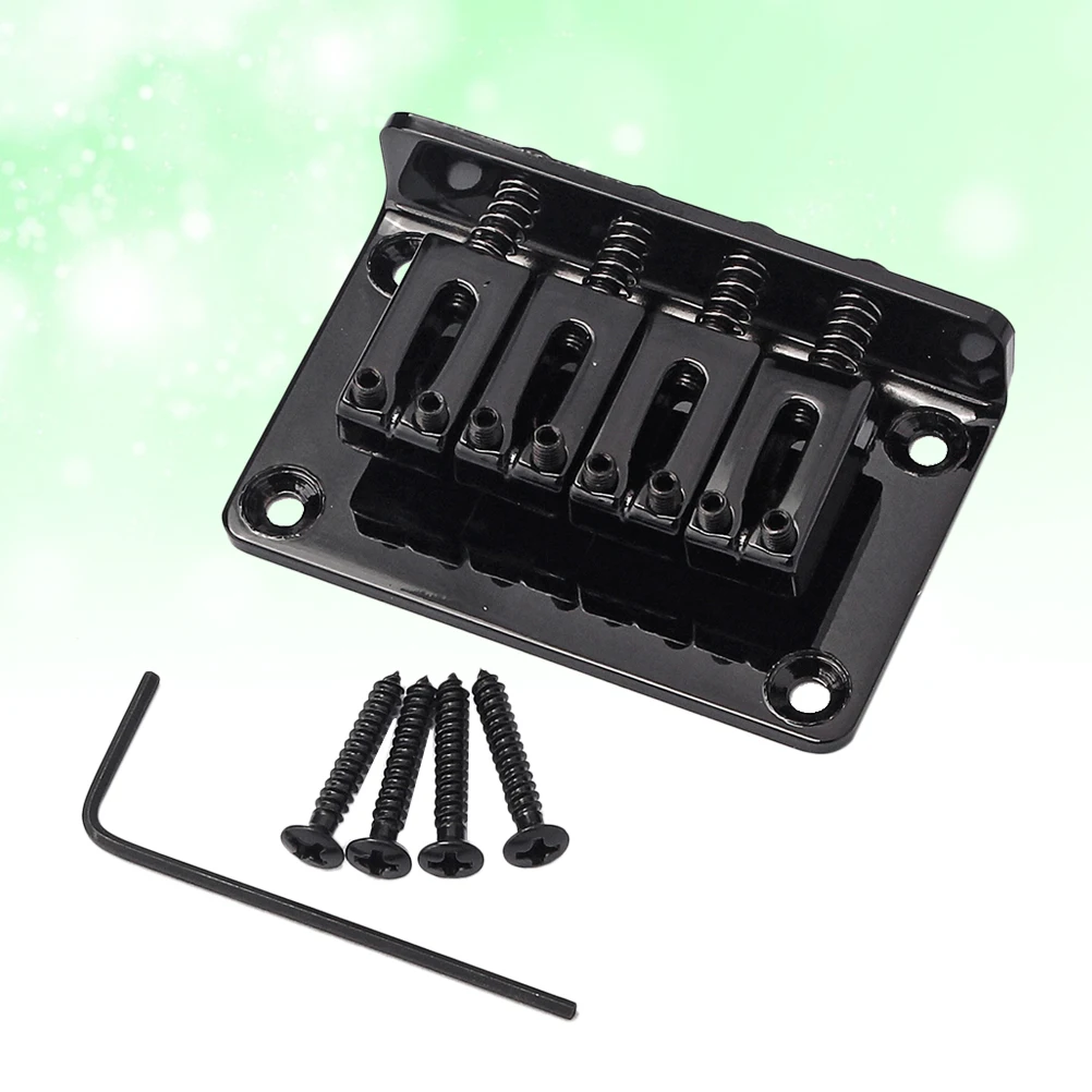

Bridge Bass Electric Guitar Accessories Jazz with 4 Screws Vintage Style