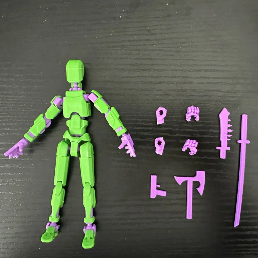 Multi-Jointed Movable Shapeshift Robot 2.0 3D Printed Mannequin Dummy 13 Character Figures Toys Kids Adults Parent-children Game