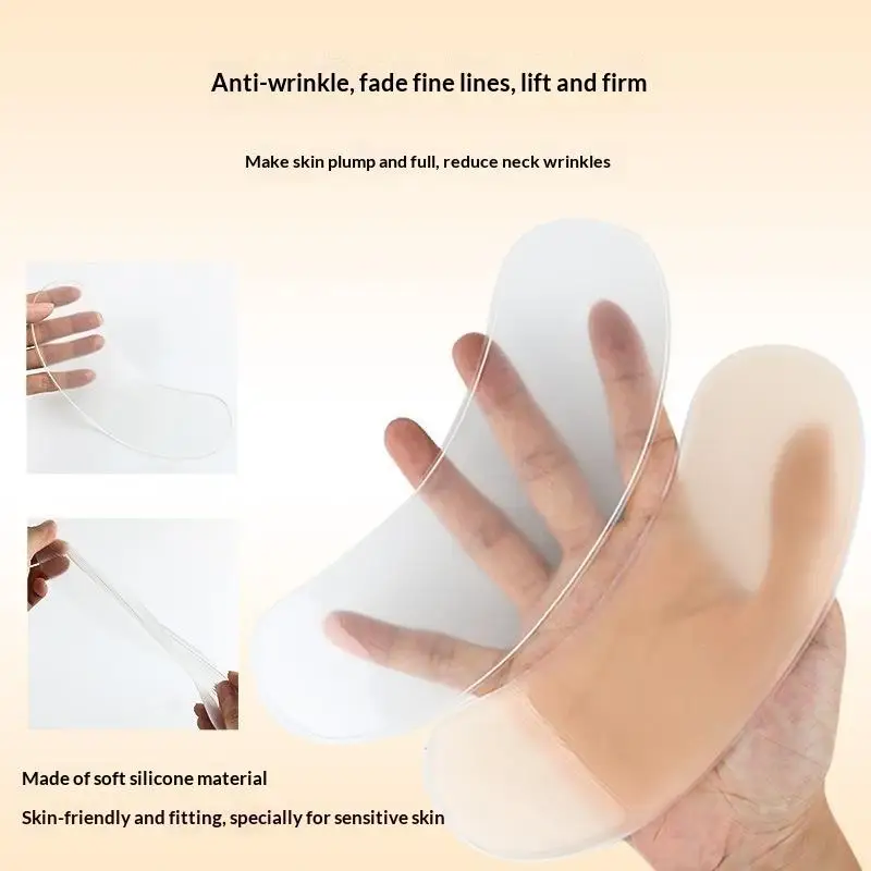 New Silicone Transparent Anti Wrinkle Patches For Neck Lift Tapes Pads Forhead Eye Checklift Reusable Use At Work Or Sleeping