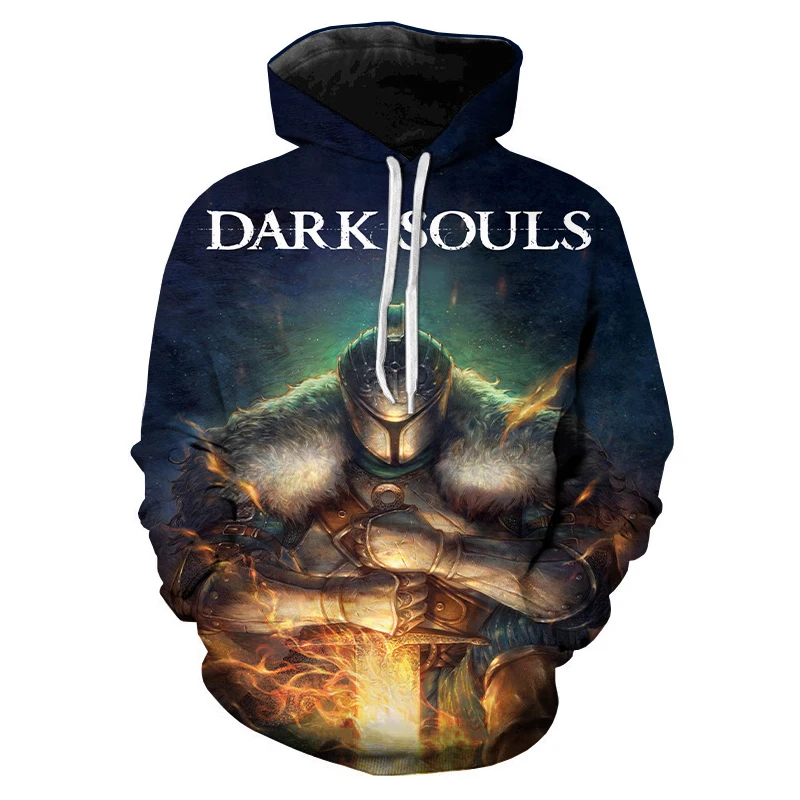 Dark Souls Game 3D Print Hoodies Men Women Casual Streetwear Oversized Sweatshirts Hoodie Male Pullovers Tracksuit Man Clothing