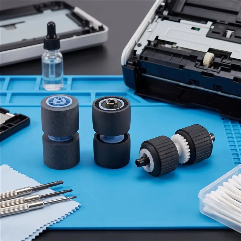 For Canon ADF Compatible DR-6050C DR-7550C DR-9050C Scanner Pickup Roller Kit OEM Replacement, Prevents Paper Jams& Misfeeds