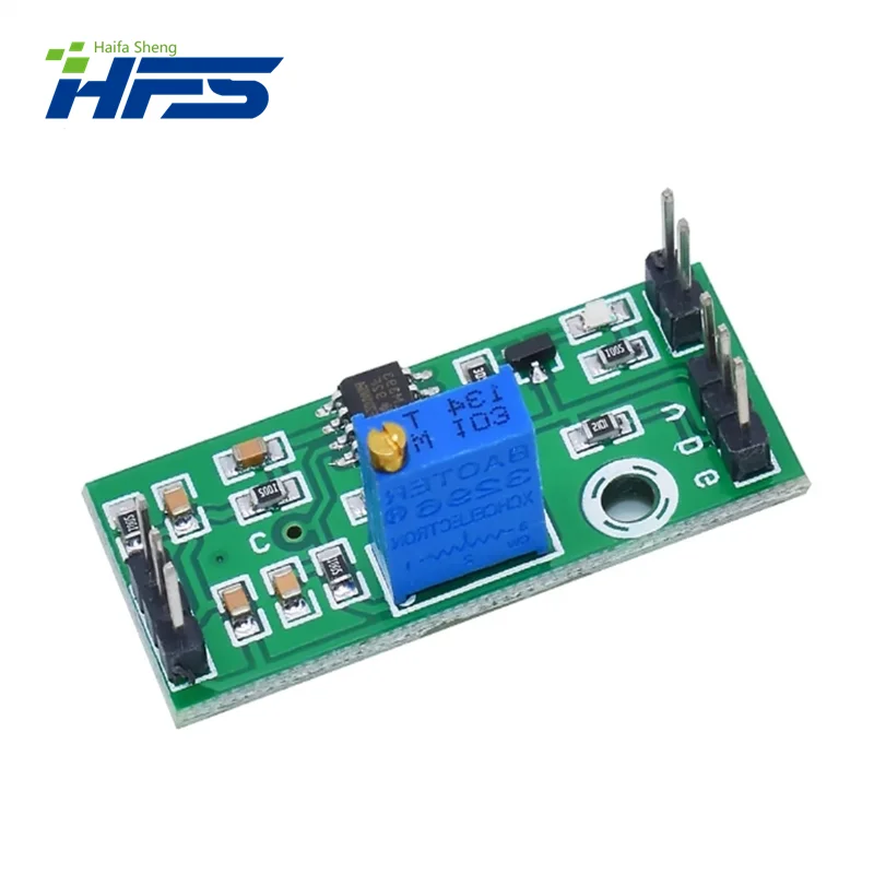 LM393 3.5-24V Voltage Comparator Module High Level Output Analog Comparator Control With LED Indicator