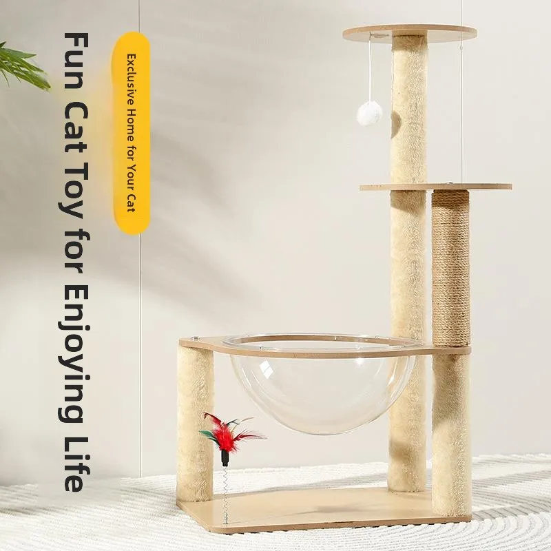 

Cross-Border Multi-Layer Climbing Frame Nest Tree Inteated Cact Home Toy Dr round Luxury Model 68