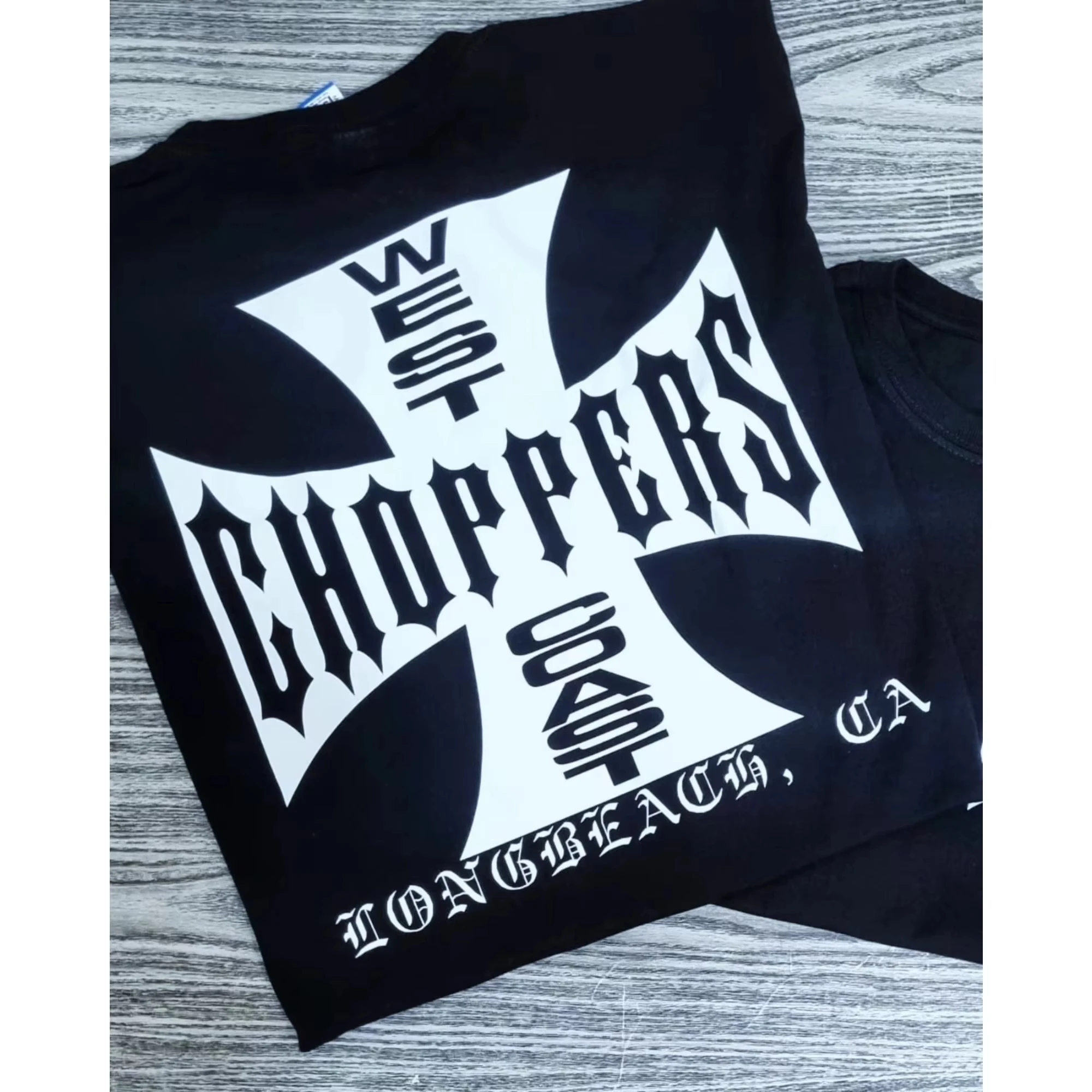 

Мужская винтажная футболка West Coast Choppers, женские винтажные свободные топы, хлопковые футболки с короткими рукавами в стиле хип-хоп, уличная одежда унисекс