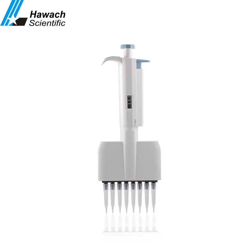 lab biological PP Manual accurate microliter multi channel automatic micropipettes 1-channel 5ul pipette