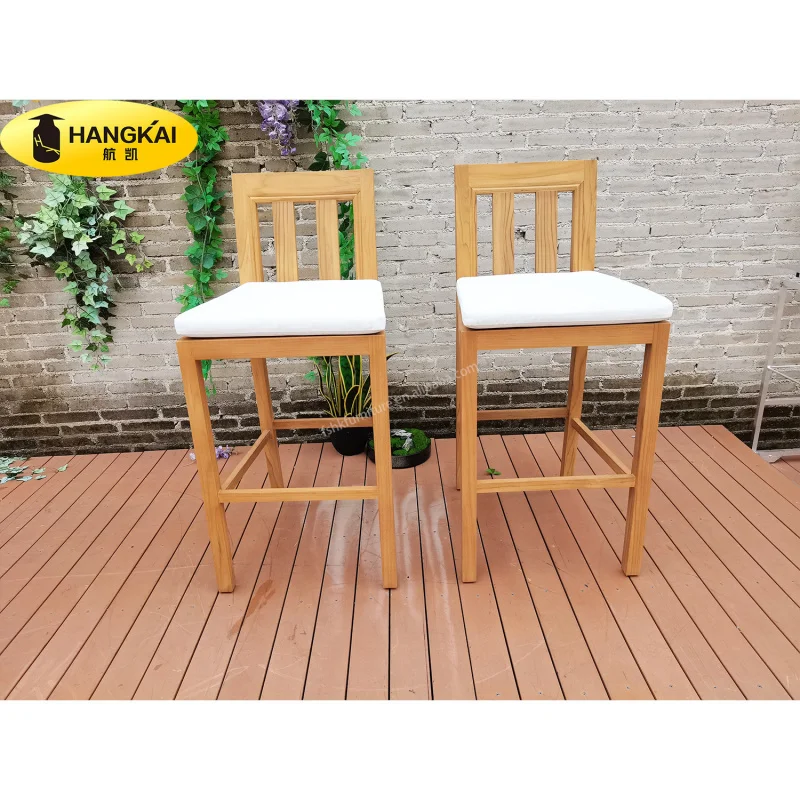 

Sun Loungers,Outdoor Bed,Customized Teak , Nordic Modern Courtyard Front Desk Cashier Waterproof And-Proof Bar Stool