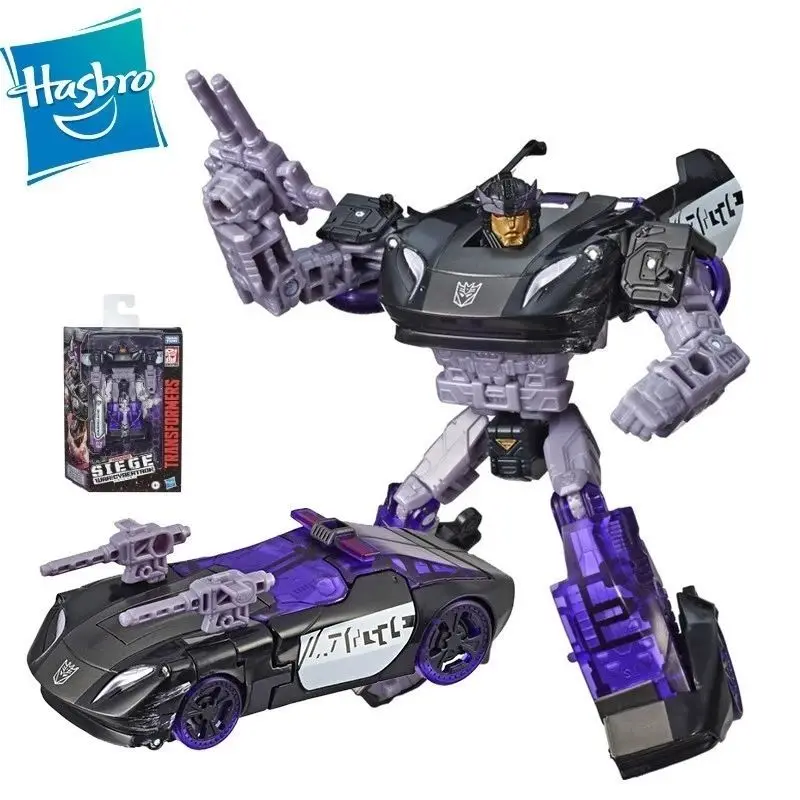 

In Stock Original Hasbro Transformers Siege War for Cybertron Barricade Action Figure Toys Doll Collection Model Hobby Toys Gift
