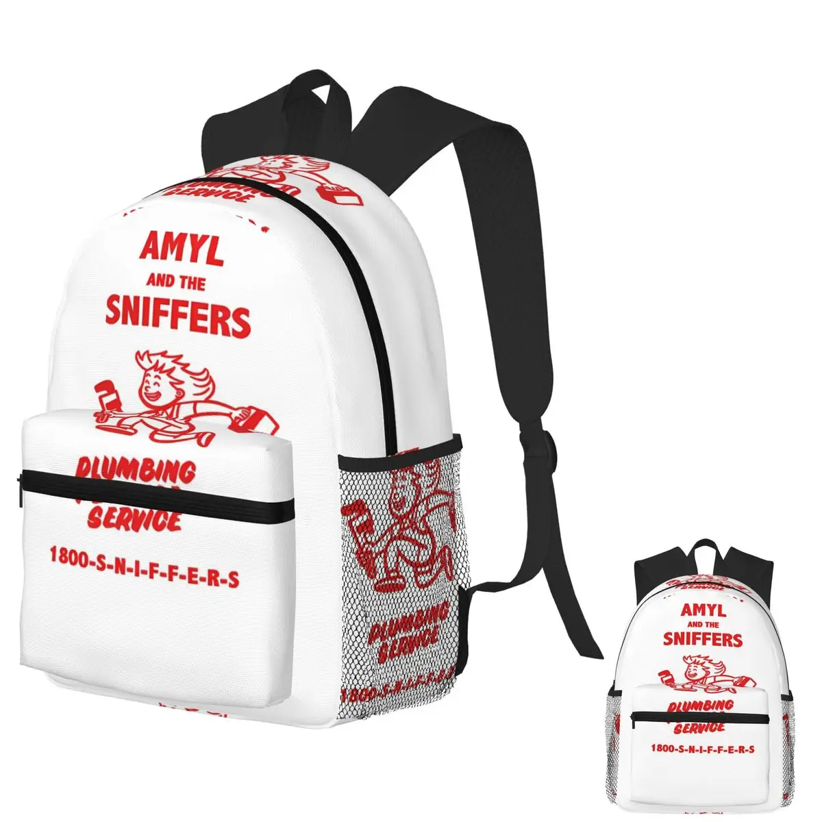 

Amyl And The Sniffers Student Backpack School Bag Hiking Travel Daypack for Men Women Fashion Bookbag Shoulder Bags