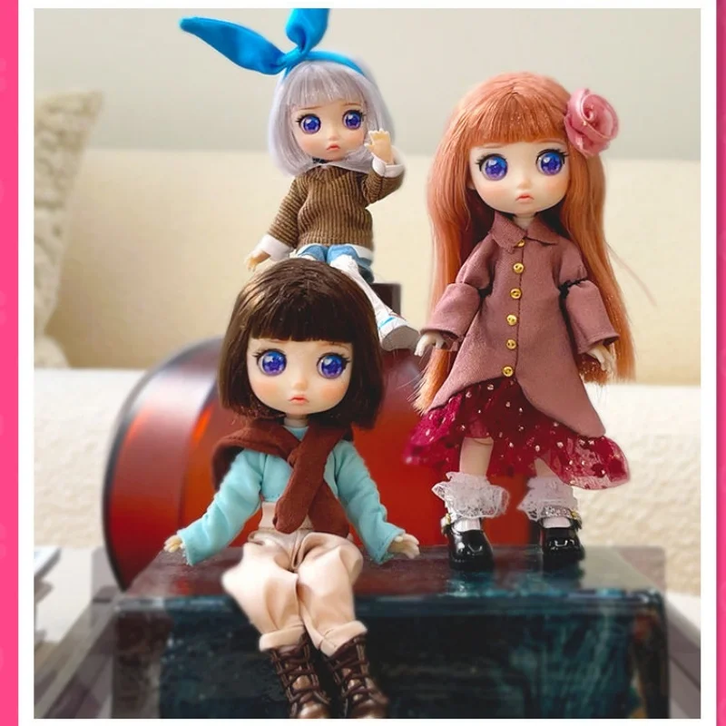 

Новые куклы Lady Doolli 1/12 BJD, слепая коробка, OB11, 15 см, загадочная коробка, игрушки, милые аниме-фигурки, кавайные дизайнерские модели, подарок