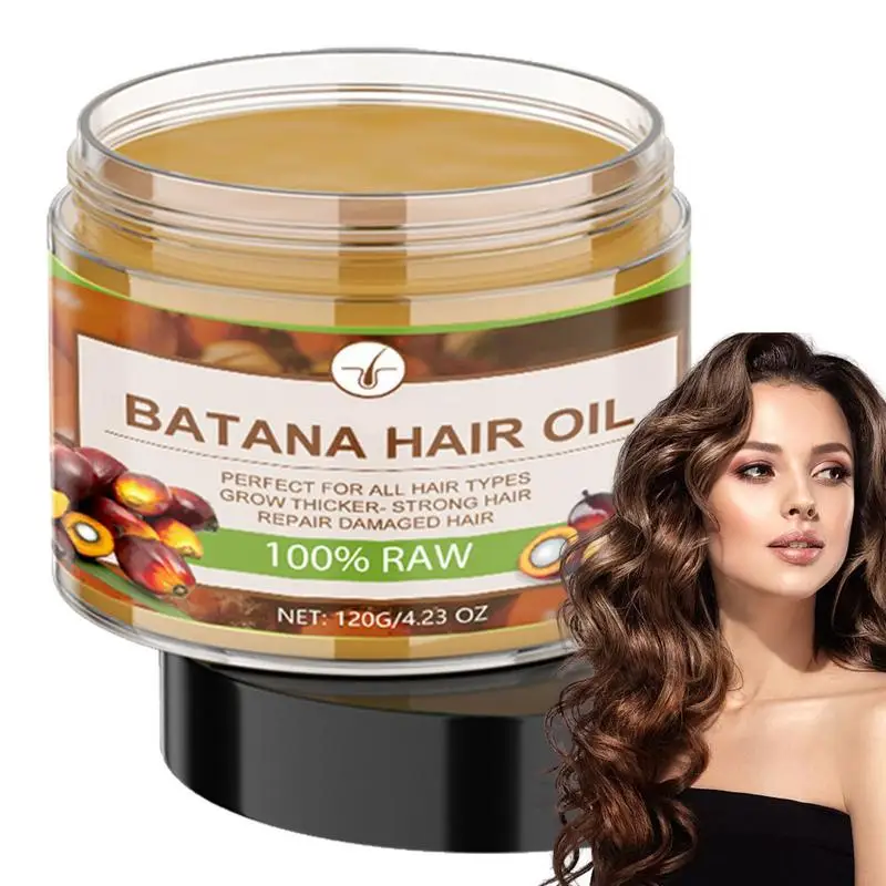 120g Batana Hair Oil Strong Hair Growth Oil Massage Batana Hair Care Anti Hair Break Hair Regrowth Thicker Hair Care Growth