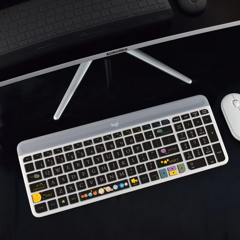 Keyboard Protection for Logitech Wireless K580 Full Coverage MK470 Silicone