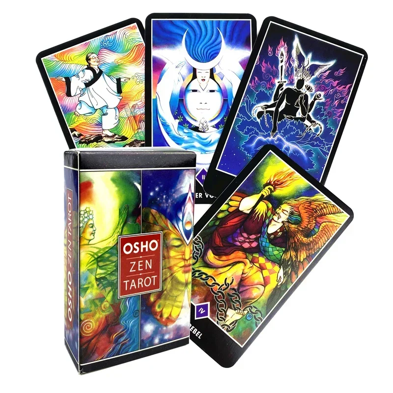 بطاقات Osho Zen Tarot الجديدة دليل PDF النسخة الإنجليزية لعبة Oracle Deck Board لألعاب لوحة الحفلات