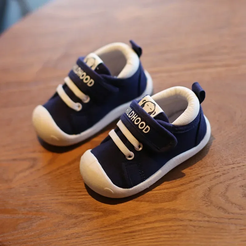 Spring Infant Toddler Shoes Girls Boys Casual Canvas Shoes Soft Bottom Comfortable Non-slip Kid Baby First Walkers Shoes