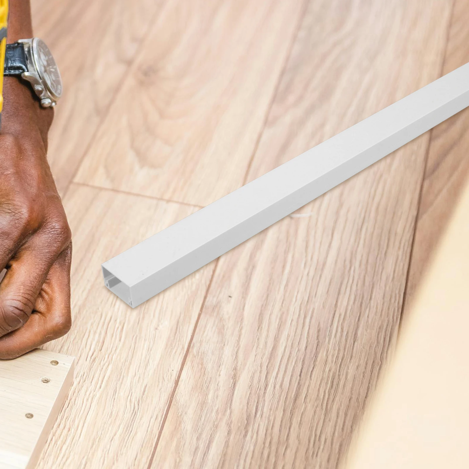 

Self-adhesive PVC Cable Hider Strips Wire Concealer Cord Cover Organizer Tidy Wire Hiding Strip for Wall Durable Easy Install