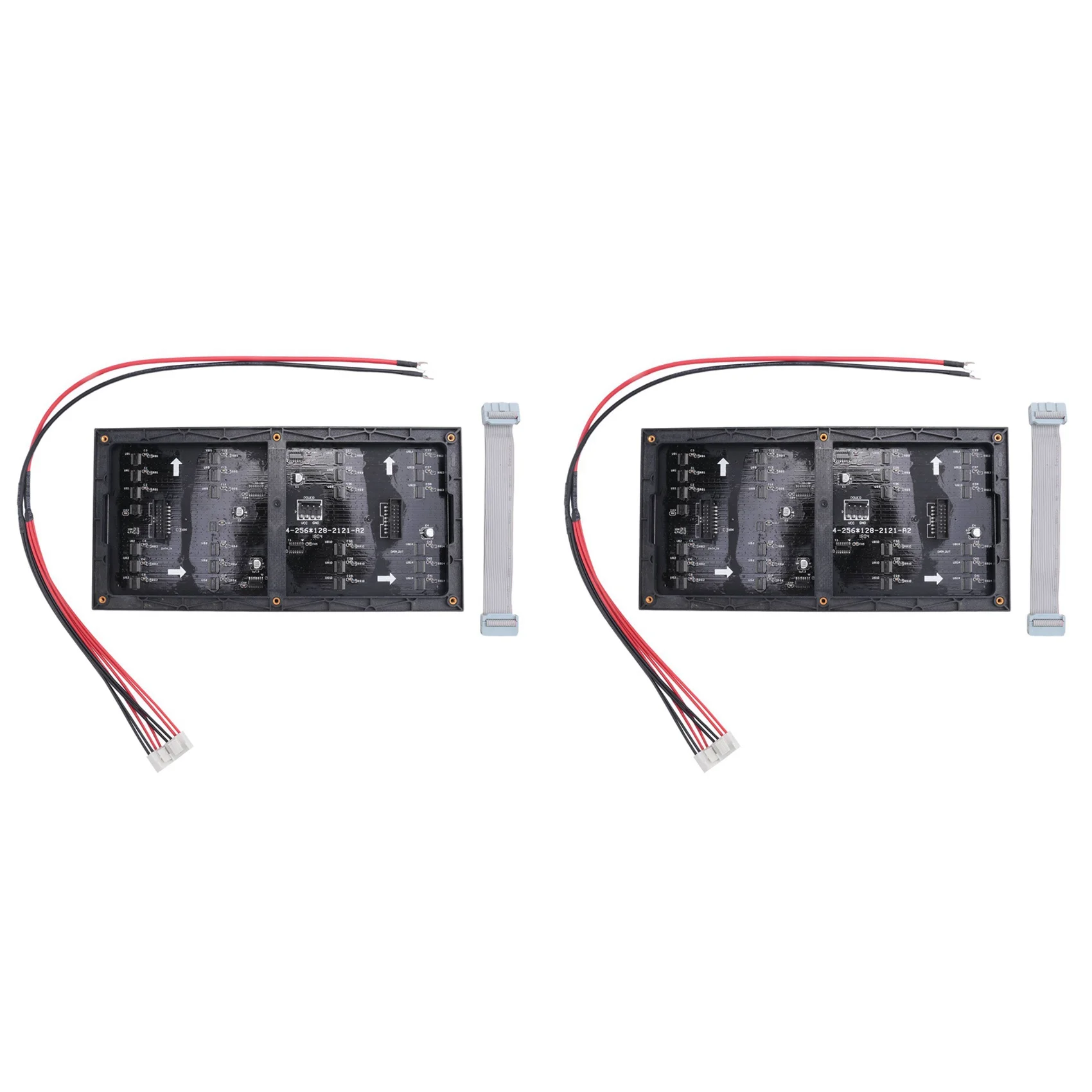

2X P4 Full Color LED Screen Panel Module, Indoor Electronic Screen, LED Display Unit Board, 256X128mm RGB