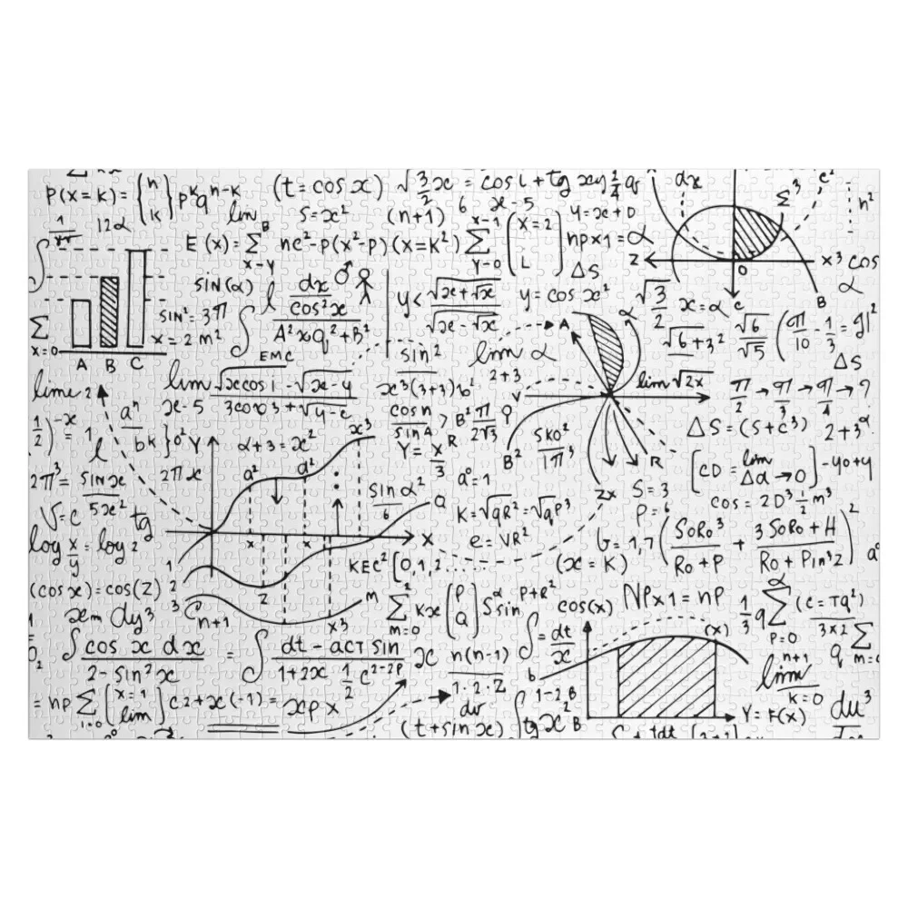 

Math Equations and Mathematical Patterns Jigsaw Puzzle Personalized Photo Gift Iq For Children Wooden Decor Paintings Puzzle