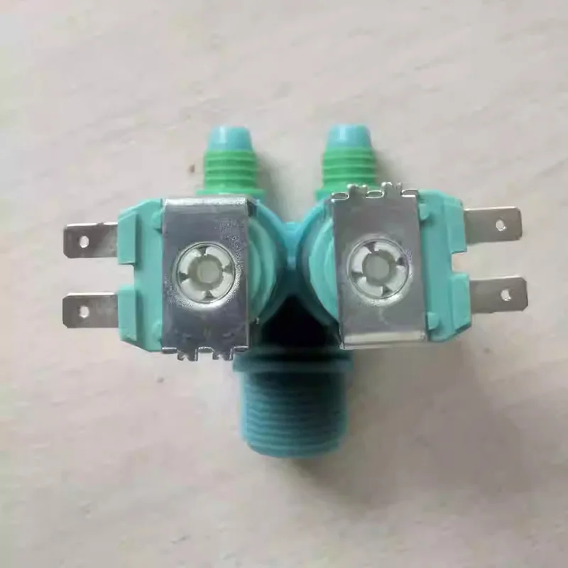 DC62-00311D 110-127V Washing Machine Double Head Water Inlet Valve / Water Inlet Solenoid Valve Washing Machine Parts