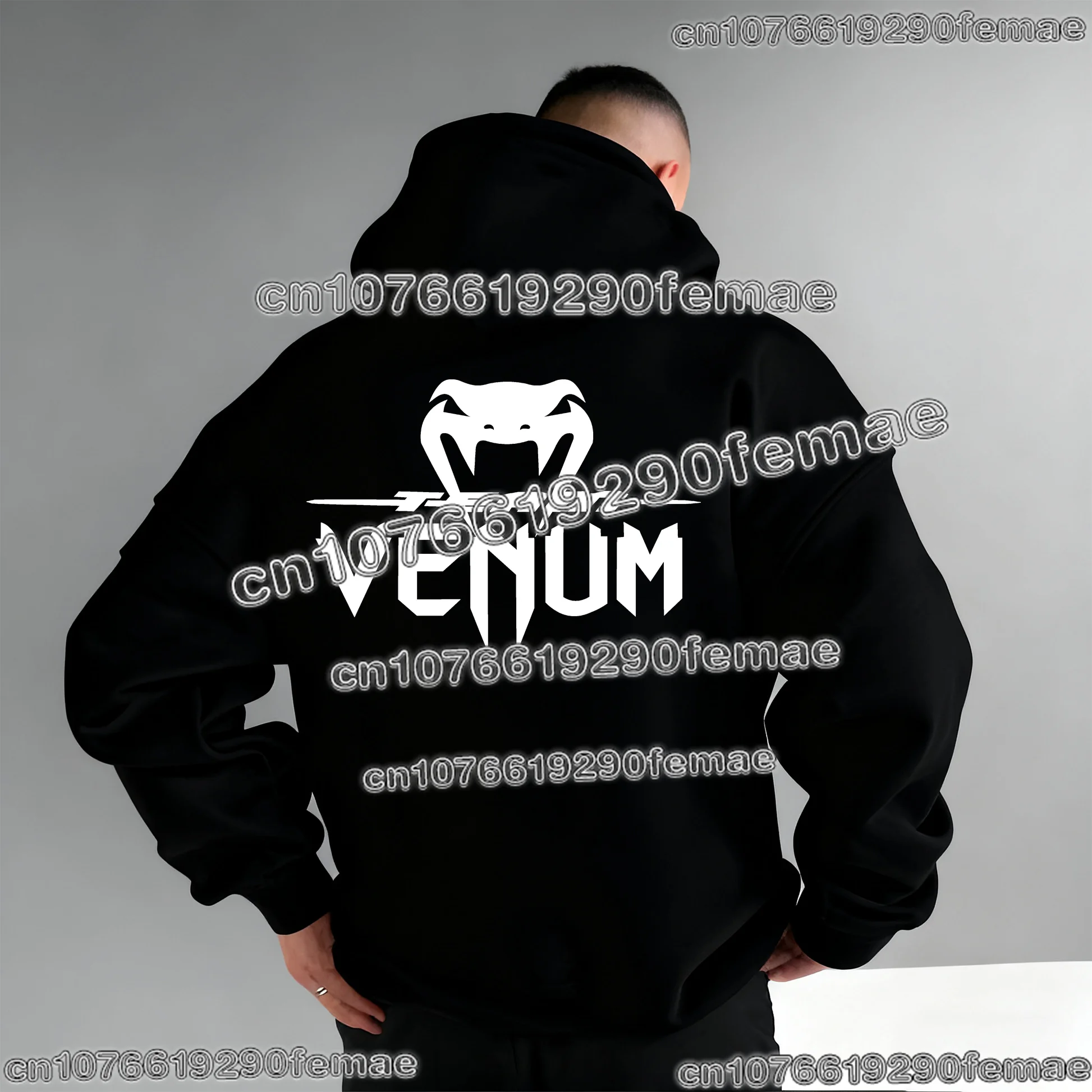 أحدث سترة بغطاء للرأس رياضية MMA لعام 2026، سترة كلاسيكية مريحة من القطن UFC لربيع وخريف وشتاء #2