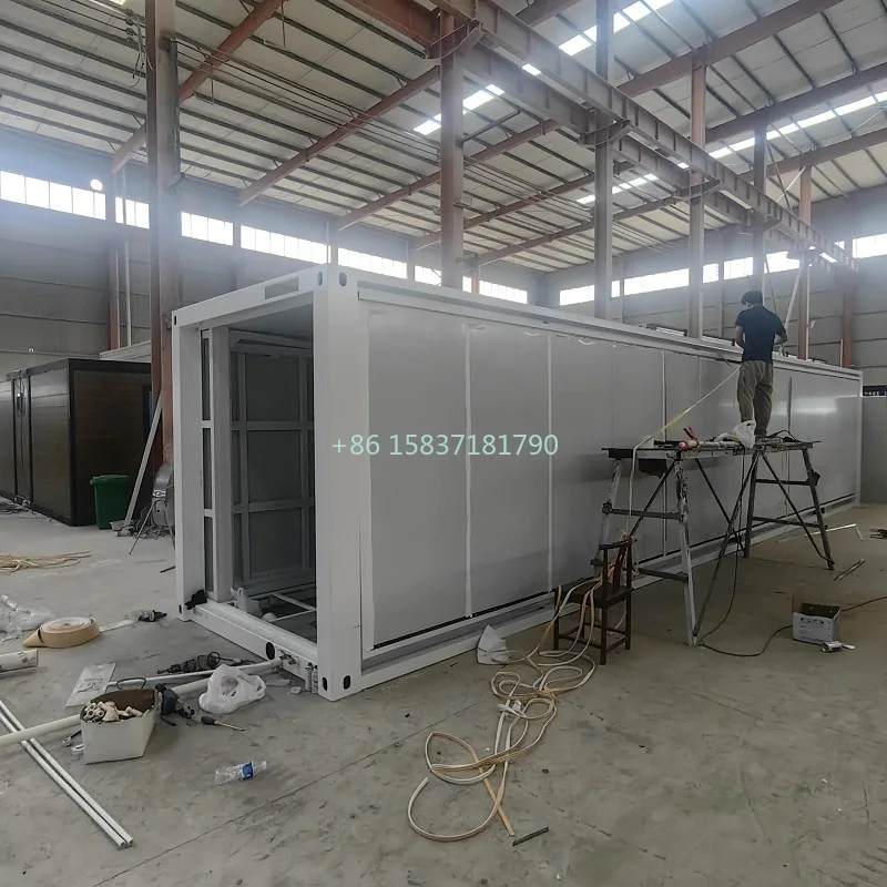 Prefab Container House Fold Out Portable Container Home Cheap Folding House Expandable Container House 20 30 40ft Customized