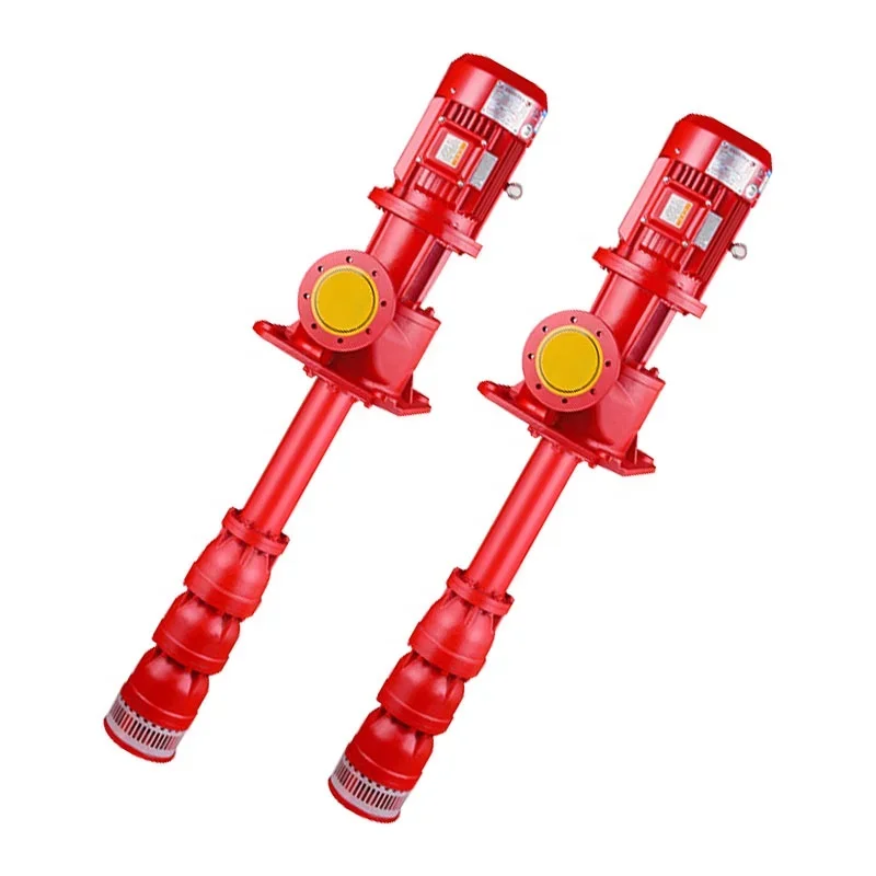 High Pressure Fire Pump 2 Stage Shaft Vertical in Line Fire Pump Deep Well Fire Pumps