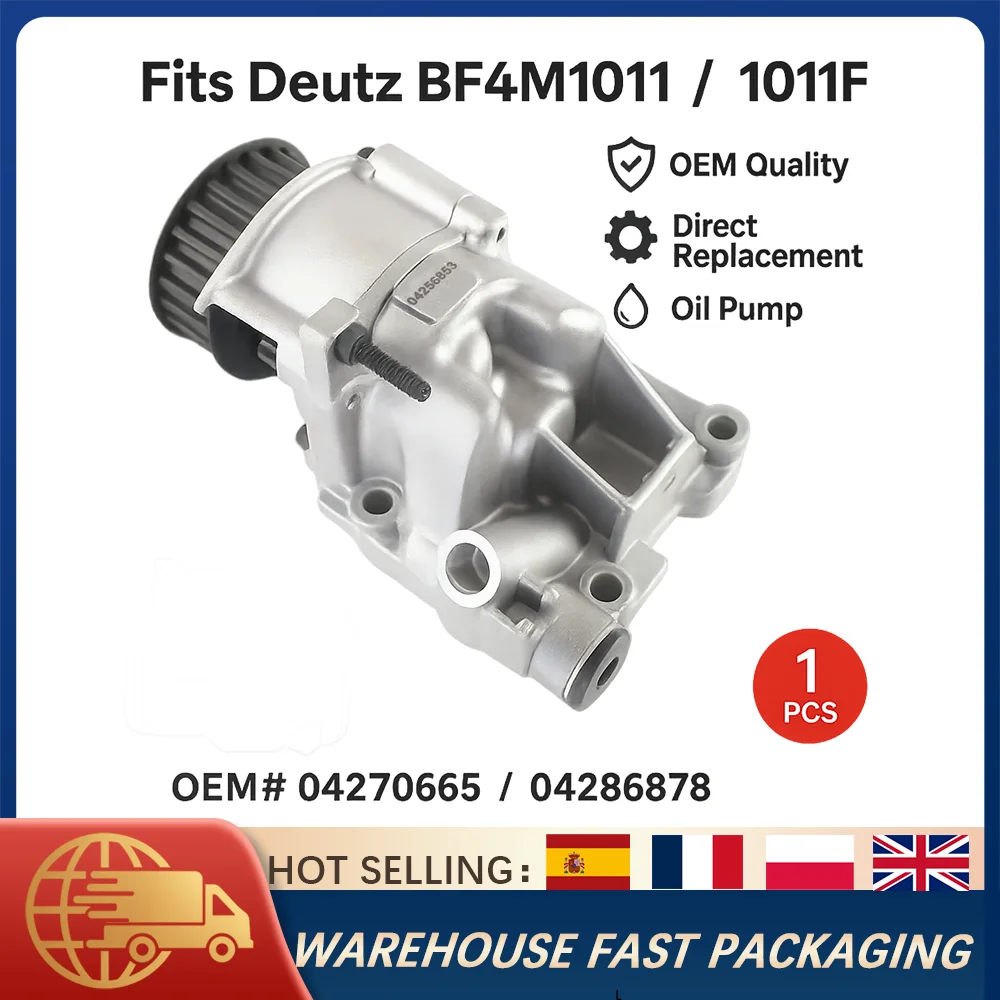 

04270665 Engine Oil Pump Replacement 04286878 04286975 For Deutz BF4M1011 1011F Diesel Engine Lubrication Pump High Quality