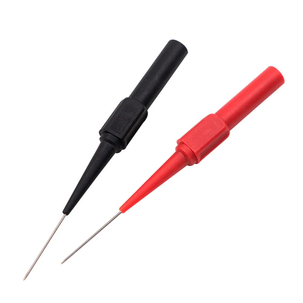 Reliable Test Probes Enhance Multimeter Performance Anti breakage Soft Handles Test Extension Back Piercing Needle Tip Probes