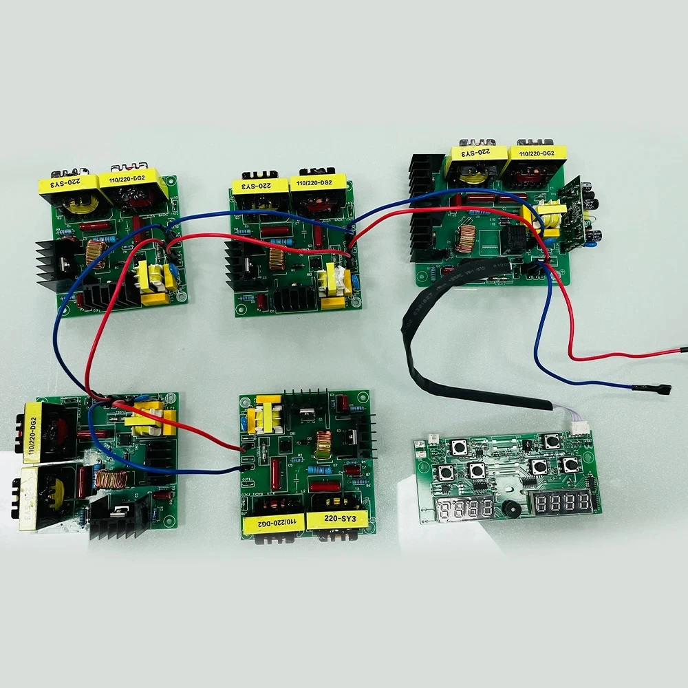 Ultrasonic Cleaner PCB Driver Boards Circuit Board Kit With 40KHz Ultrasounic Transducer