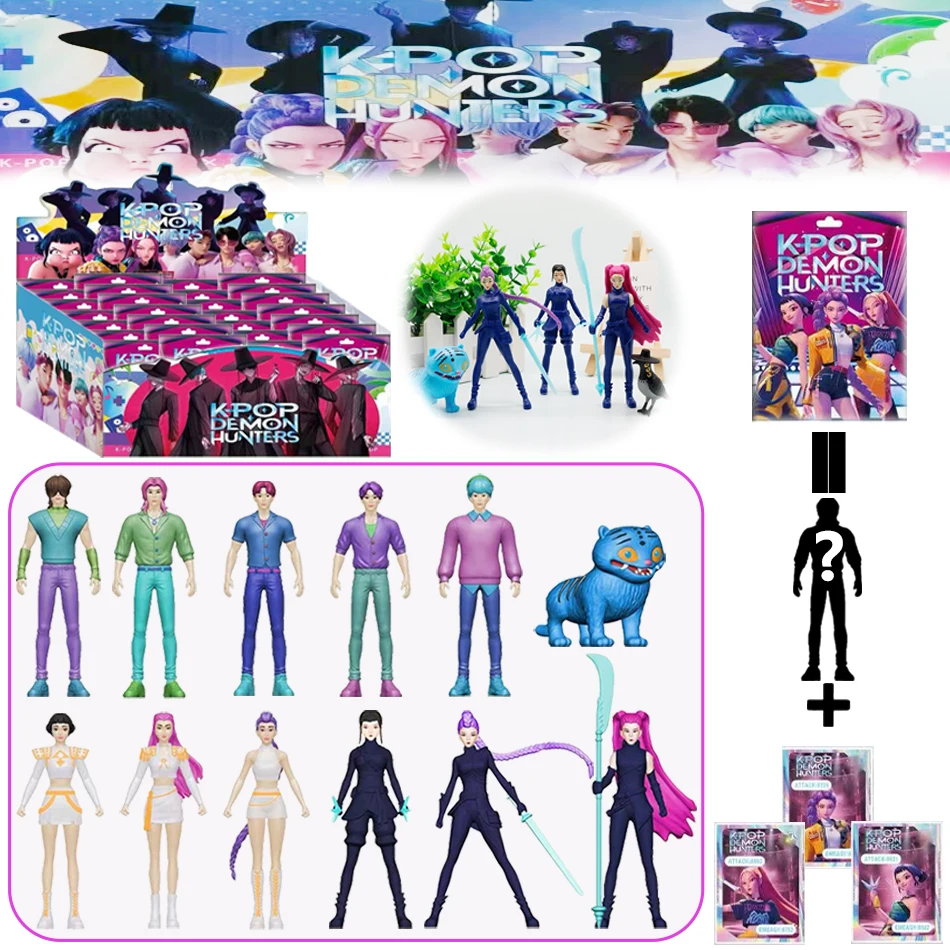 

Kpop Demon Hunters Figure Toys Collectible Blind Bag PVC Model Collectible Game Action Figures Decoration Kid Christmas Toy Gift