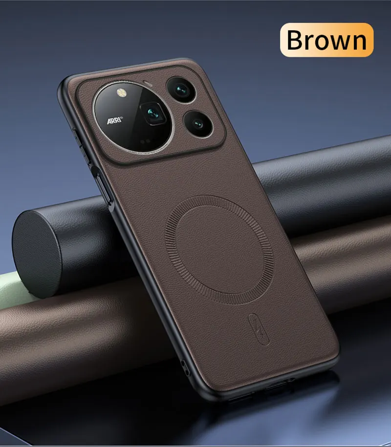 Hülle für Honor Magic 9 Pro Max, magnetische Leder-Schutzhülle, Anti-Fingerabdruck, rutschfest, PC+TPU – Detail 21