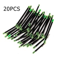 20pcs Sea Fishing Anti-Tangle Feeder Boom Luminous Anti Tangle Booms With Snap Tube Balance Connector Tackles Pesca Tools