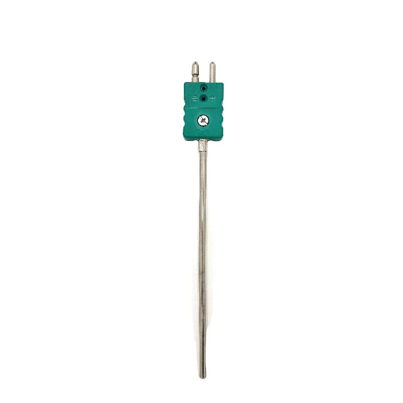 

Mineral insulated thermocouple with cable and standard plug for air applications, supports OEM customization