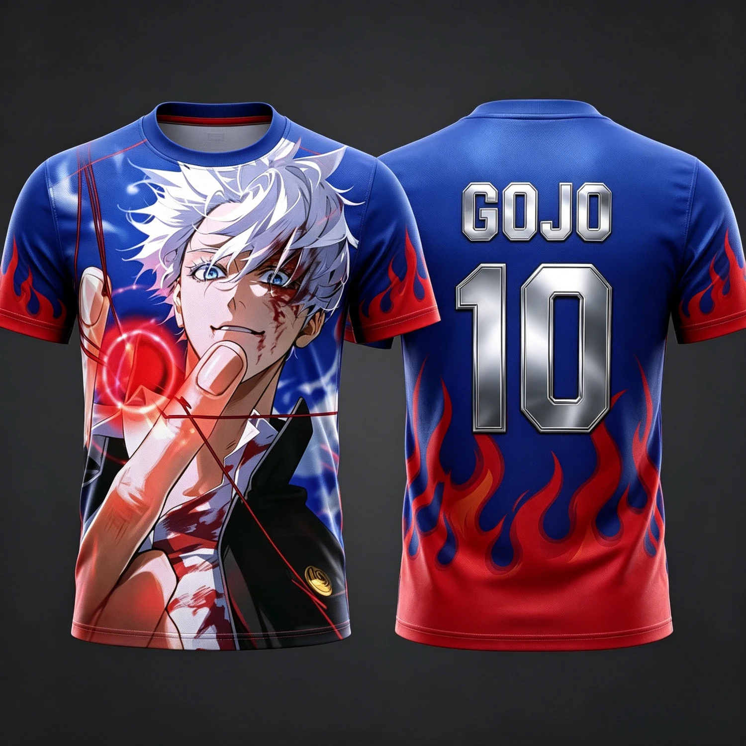 2026 Summer Jujutsu Kaisen Retro Cosplay T-shirt Men's 3D Printed Jiu Jitsu Short-sleeved Family Unisex Children's Sports Shirt