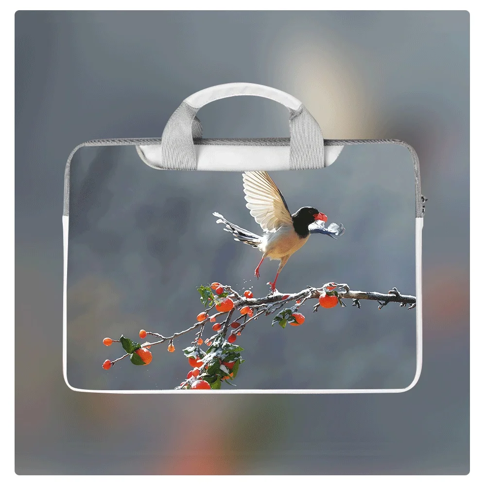 

Kawaii Bird Print Portable Laptop Bag Case 12 13.3 14 15.6 Inch Laptop Bag with Handle Suitable for Girls Birthday Party Favors