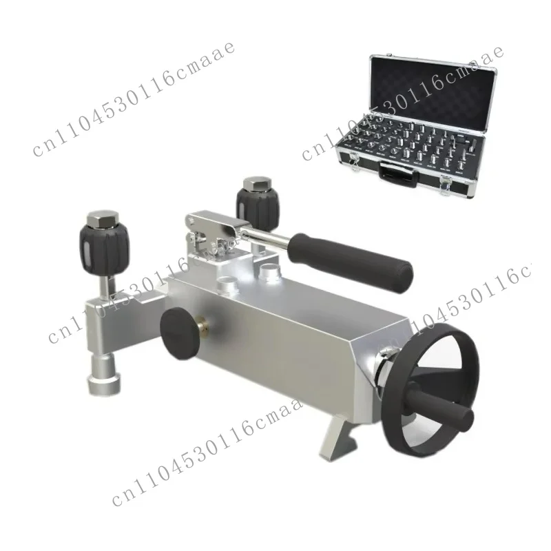 HSIN615 Portable Water Pressure Gauge Comparator Calibration Pump Manual Hydraulic High Pressure Test Pump Calibrator 400 bar