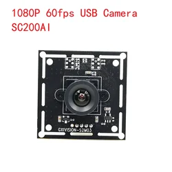 1080P 60fps USB 카메라 모듈, SC200AI, 1920x1080 HD 웹캠, 회의 비디오용, PC 노트북 Android UVC 드라이브 무료