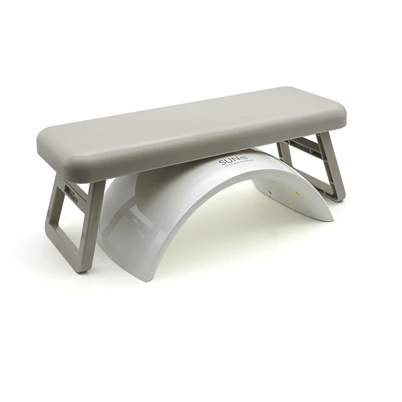 折りたたみ式ネイルアートハンドピローセット（マット付き）、マニキュアテーブルハンドクッション（アームレスト付き）、快適なネイルケアのためのネイルアートスタンド