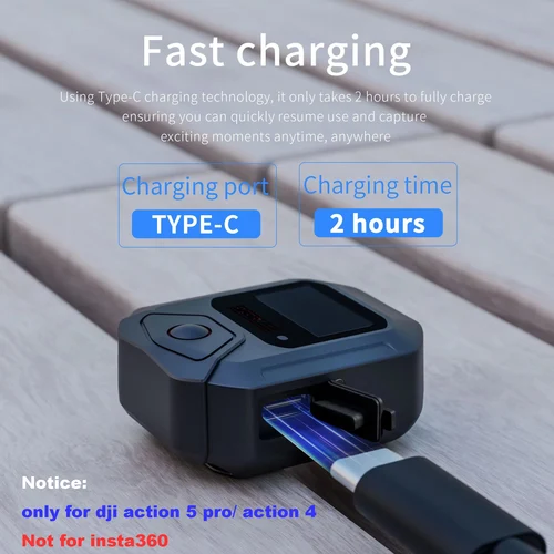 Control remoto inalámbrico Bluetooth Gps para DJI Action 6/5 Pro/Action 4 accesorio de cámara 25m de distancia Multi controlador Vlog