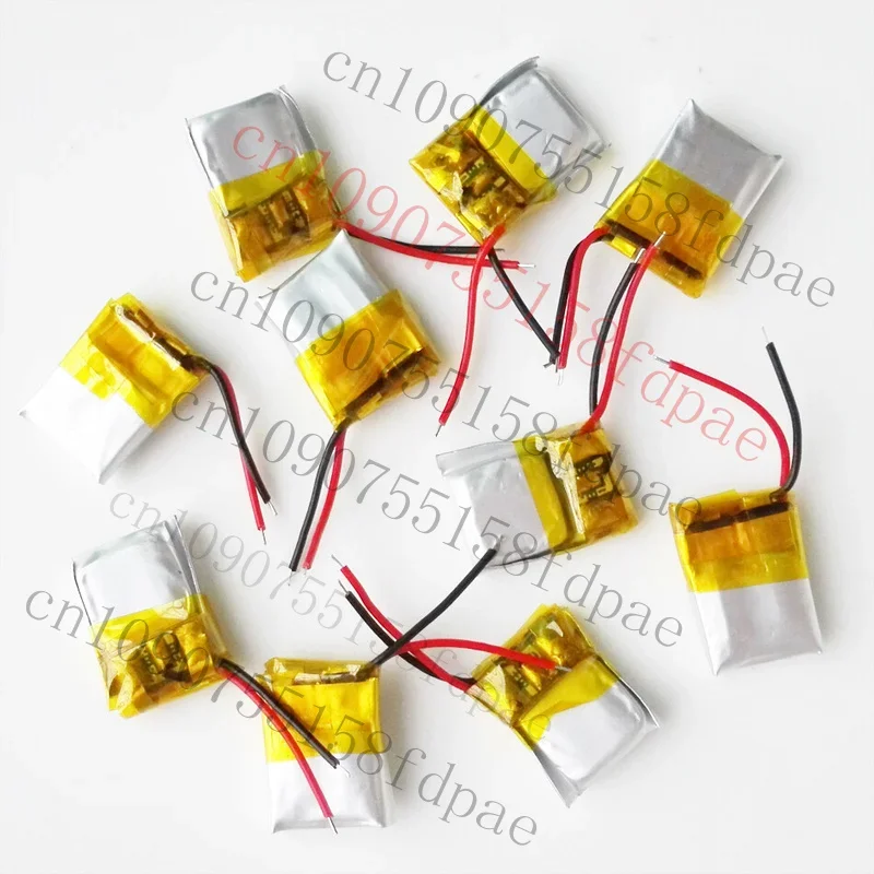 

OK OK Lot 10 pcs 3.7V 30mAh Rechargeable Lipo Polymer Battery 301012 For Earphone GPS