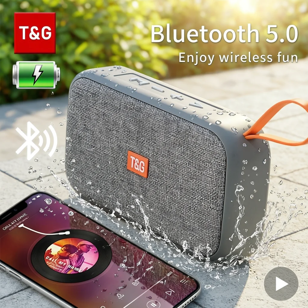Wireless Bluetooth Speaker Portable Mini Radio FM Waterproof Small Subwoofer Sound Box Music Woofer Computer PC AUX Caixa De Som
