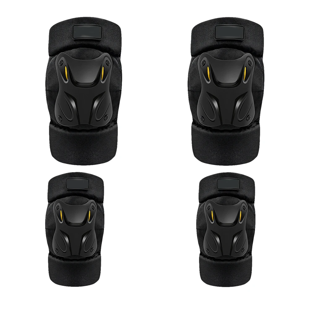 

4Pcs Motorcycle Knee Pads Elbow Guards Cycling Protective Gear Safe Comfortable Sports Racing Helmets
