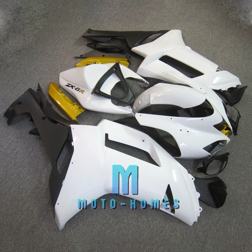 Prime Motorcycle Fairings for Kawasaki Ninja 07 08 ZX6R ZX 6R 2007 2008 ABS Bodywork Injection Mold Fairing Kit Rebuilding Bike