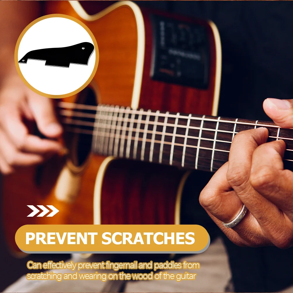 

Guitar Pickguard 4-Layer Impact Protection Plate Scratch Resistant Protective Board For Acoustic Guitar Creative Design