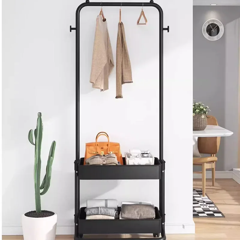 Drying Shelfs Clothes Rack Black Place Saving Stand Closets Coat Rack Storage Clothing Burro Ropa Perchero Nordic Furniture